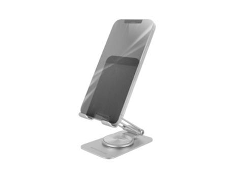 Soporte Plegable Smartphone Ma Rss Rotación Ajuste Altura MARS GAMING Aluminio Gris
