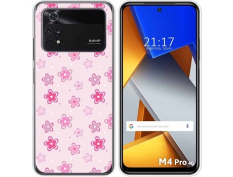 Carcasa para Xiaomi Poco M4 Pro 4G TUMUNDOSMARTPHONE Dibujos Flores Multicolor