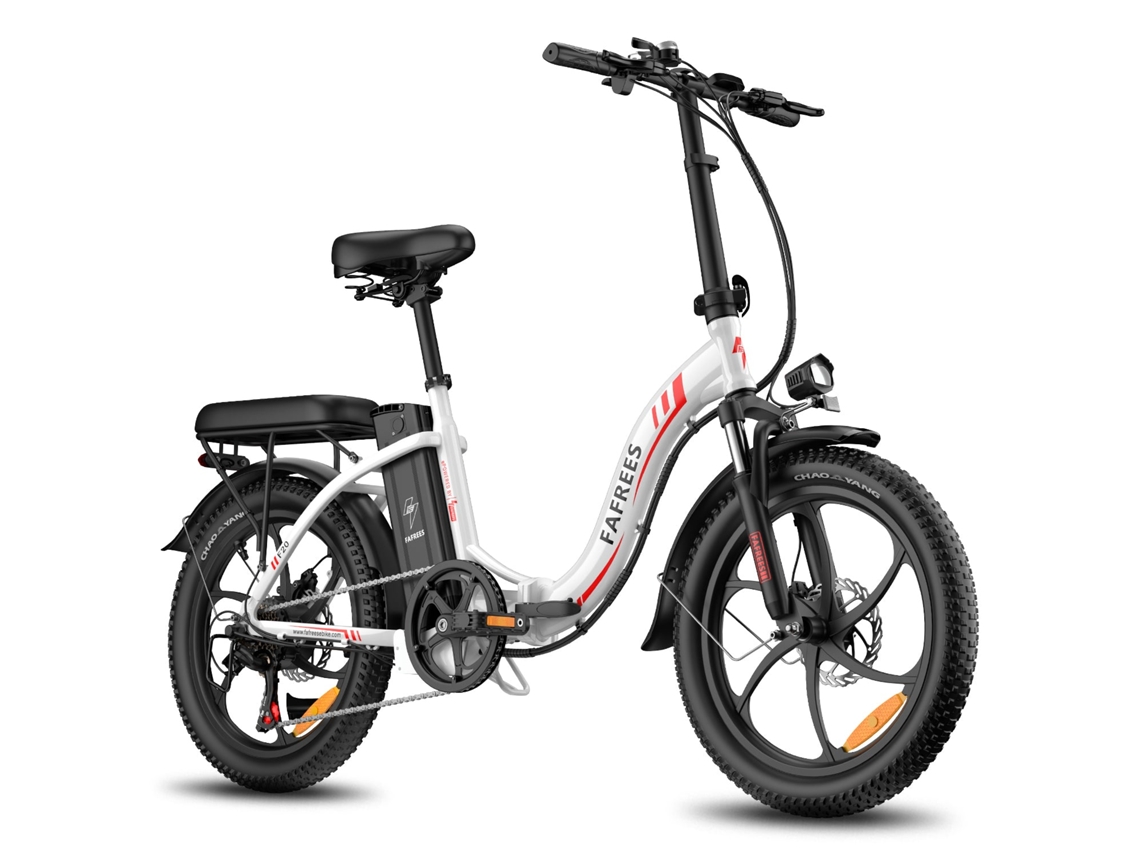 Fafrees F20 Bicicleta Eléctrica - Motor 250w Batería 36v18ah Ruedas 20'' Freno De Disco Mecánico - Blanco