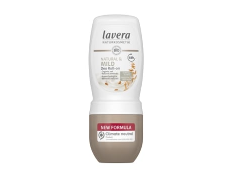 Desodorantes LAVERA Roll-On 48H Pele Macia y Natural (50 ml)