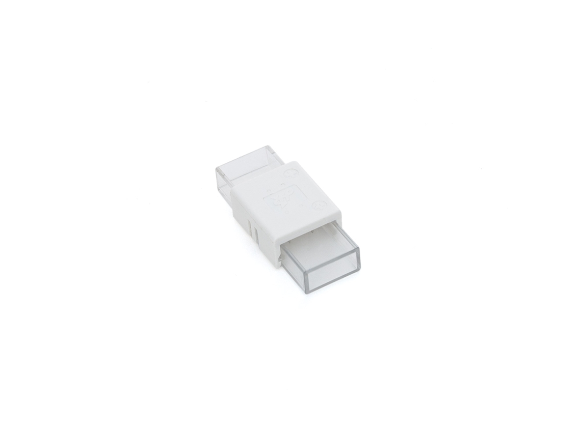 Conector Hippo para tira LED Silicona Flex SMD Cob Ancho 10mm 10mm