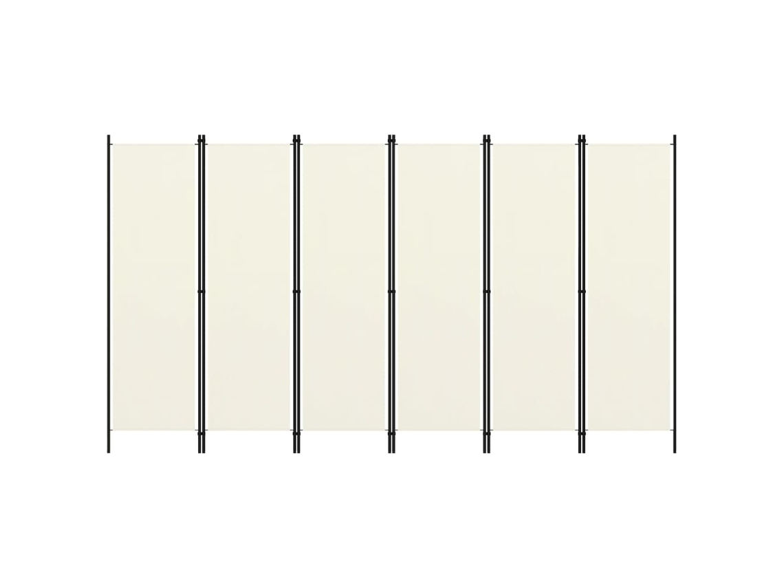 Separador LOVELY HOME con 6 Paneles Blanco Nata (300 x 180 cm)