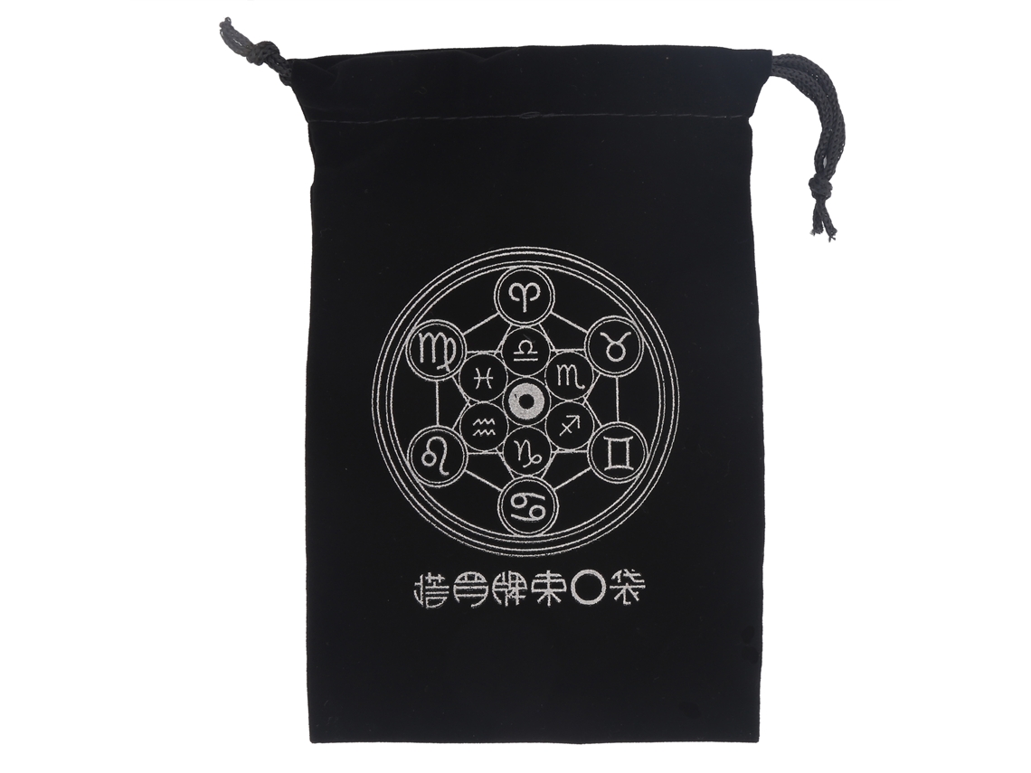 Bolsa Para Tarot De 18x12 Cm Con Cordón Para Cartas, Joyas Y Monedas, Hecha De Tela.