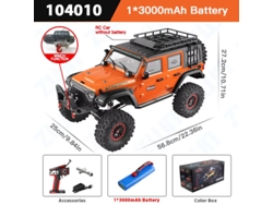 Coche RC 1/10 Profesional 4x4 Todoterreno 2.4G con Luz, Escalada Eléctrica Grande Aeuzwr