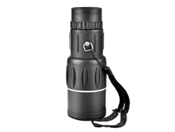 Telescopio HD de 16x52 con zoom de doble enfoque, binoculares para exteriores, camping, senderismo, caza, color negro.