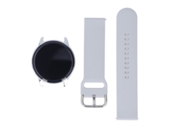 Reloj Inteligente T2 Pro Gris Con Monitor De Ritmo Cardiaco Presión Arterial Oxígeno Y Llamada Bluetooth Correa De Silicona