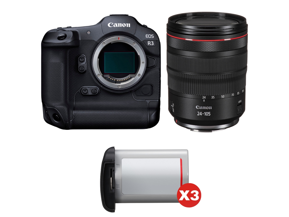 Canon Eos R3 + Rf 24-105mm F/4 L Is Usm + 3 Canon Lp-e19 + Ebook “20 Consejos Para Fotos Que Impactan”