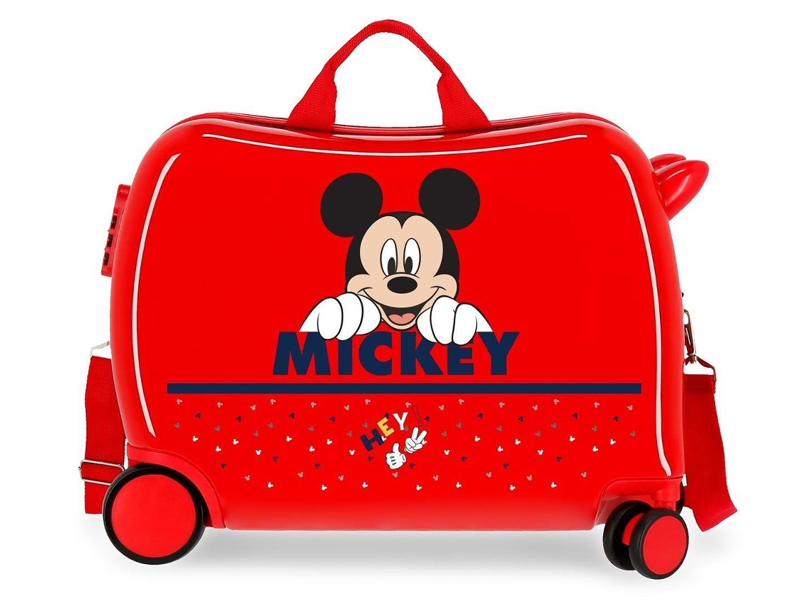 Maleta de Viaje Infantil DISNEY Mickey Rojo (38x50x20cm)