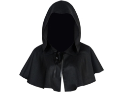 Capa Medieval Gótica Con Capucha Para Halloween, Cosplay, Disfraz De Vampiro O Diablo.
