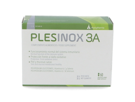 Complemento Alimentar ATACHE Atache Plesinox 3A (60 capsulas)