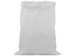 Bolsas tejidas Vidaxl, 50 unidades, blancas, 60 x 100 cm, PP