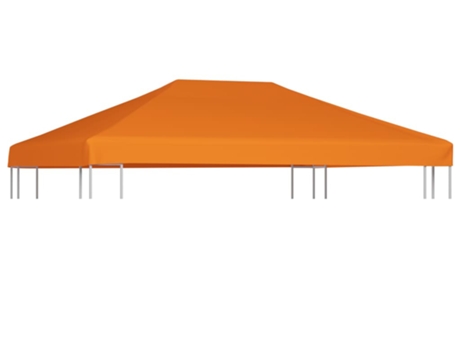 vidaXL Toldo de cenador 310 g/m² 4x3 m naranja