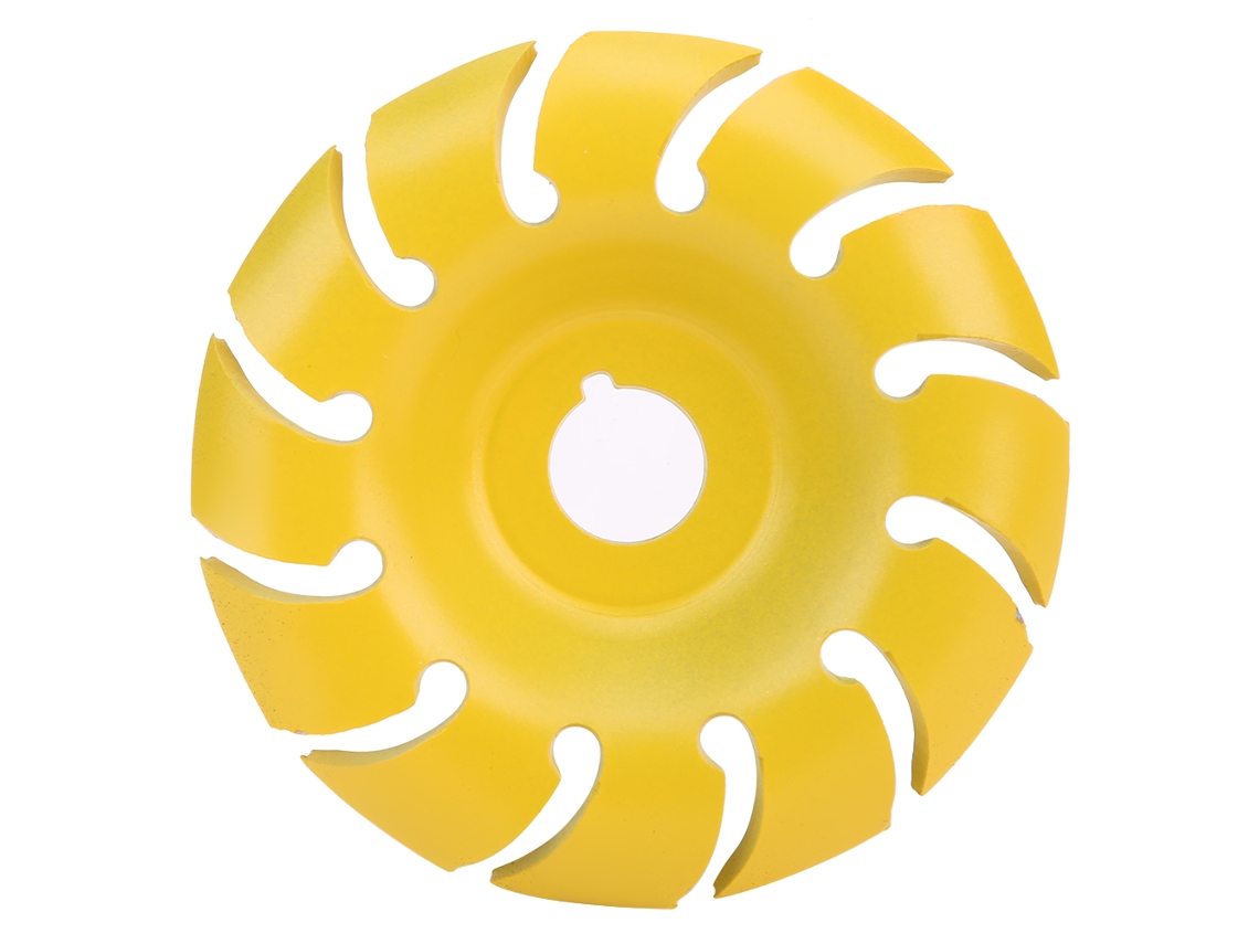Disco De Corte De Madera Amarillo, 12 Dientes, 90x16 Mm, Para Amoladora Angular, Herramienta Para Trabajar La Madera.