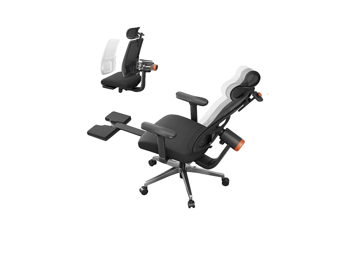 Silla ergonómica, respaldo ajustable, reposapiés plegable, Newtral Magich Bpro Oem