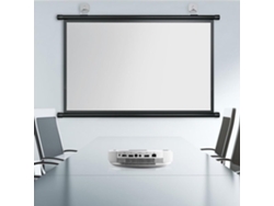 Pantalla De Proyección Enrollable Manual 4k, Para Cine En Casa, Uso Interior Y Exterior, 76,2 Cm, 101,6 Cm,