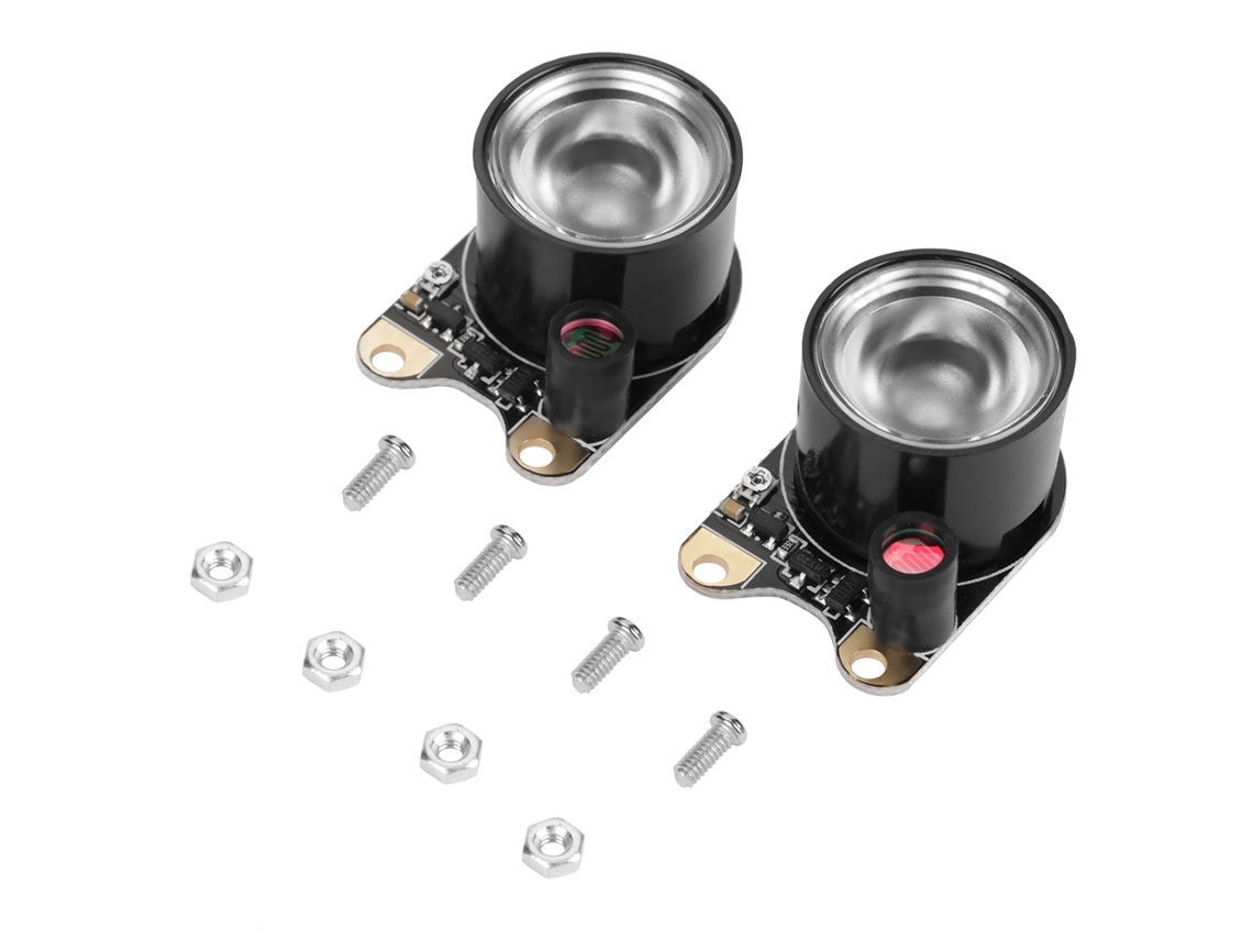 1 Par De Luces Led De Relleno Para Módulo De Cámara Raspberry Pi 3/2/b+, Visión Nocturna Infrarroja, 850 Ir