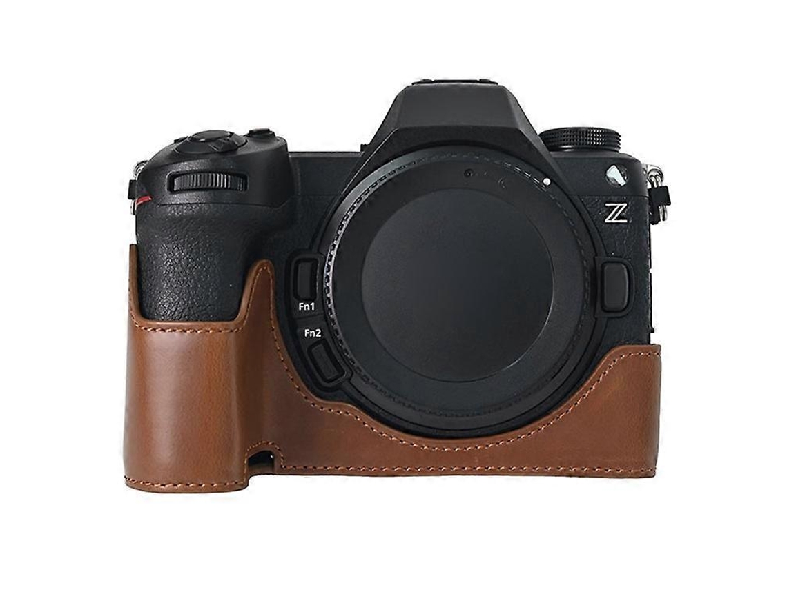 Funda protectora de piel sintética con gran abertura compatible con Nikon Z6 III Facpoet
