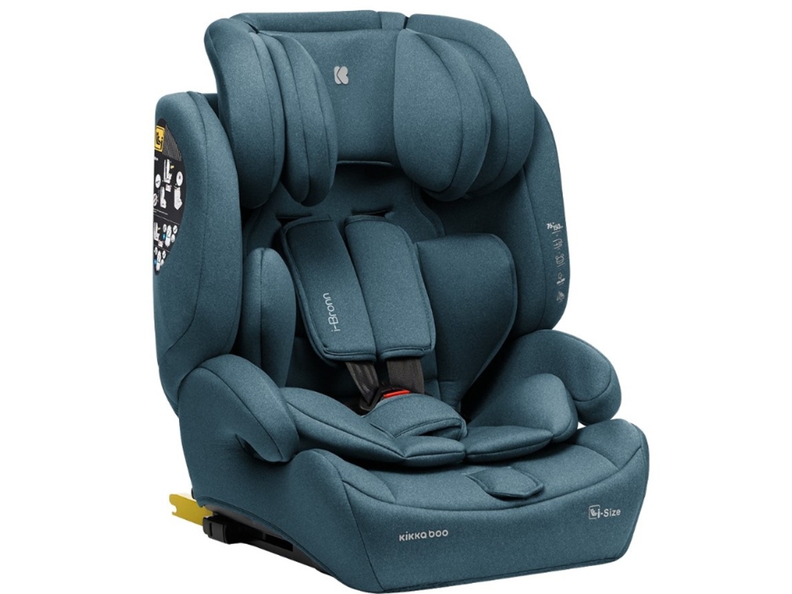 Silla de coche I-Size 76-150Cm KIKKABOO I-Bronn Green