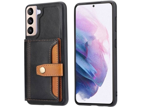 Funda Samsung Galaxy S22 5G HFS-HOUSE Kickstand (Negro)