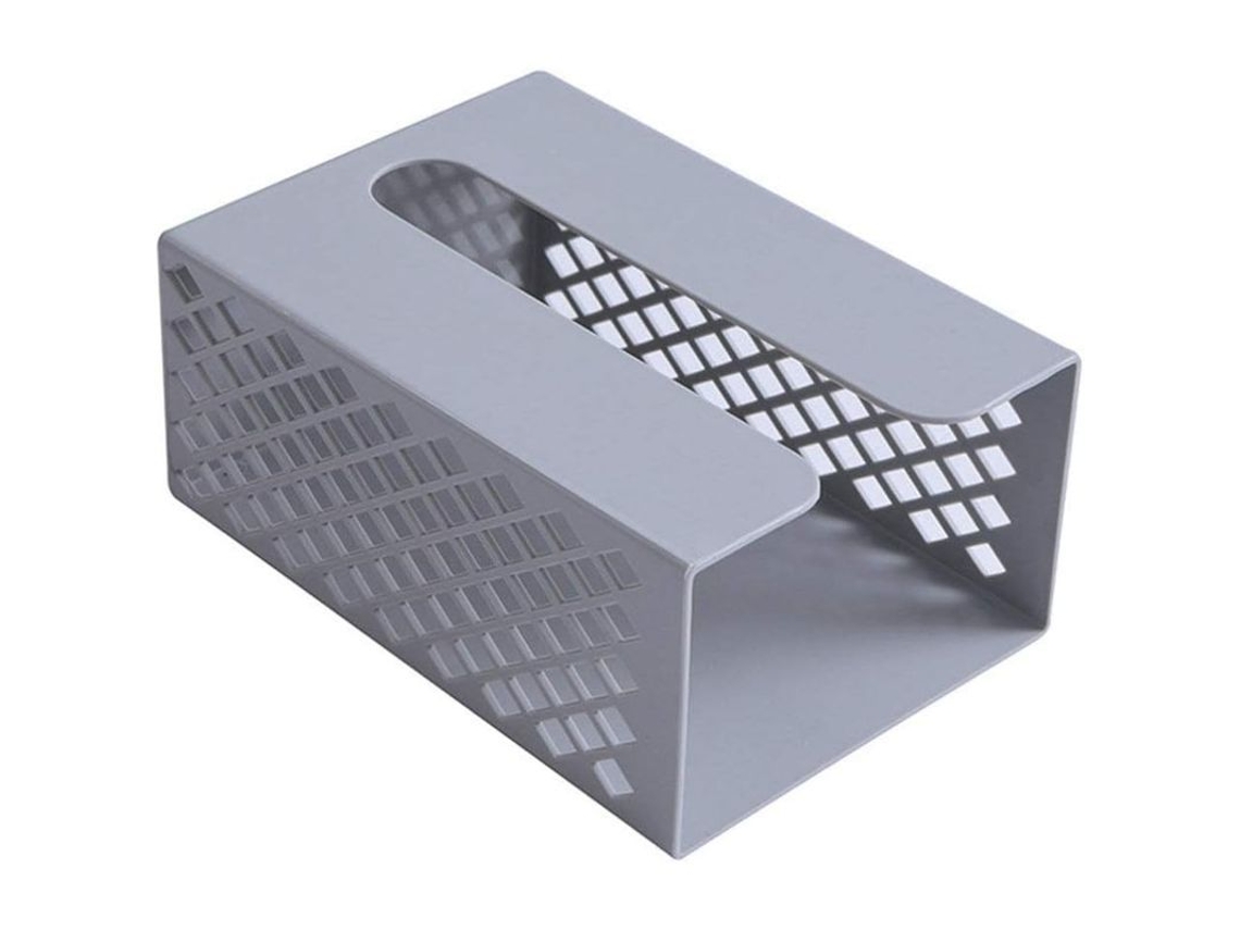 2026da-porta Servilletas De Pared Sin Clavos Organizador De Tissues Faciales Gris Abs Para Baño Cocina Oficina