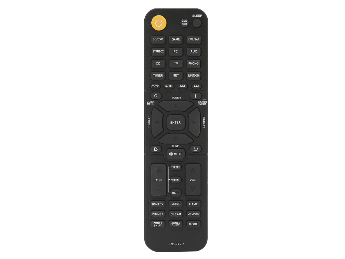 Mando A Distancia De Repuesto Rc-972r Compatible Con Televisores Onkyo Tx-nr696, Tx-nr797 Y Tx-rz840