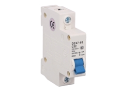 Disyuntor Mcb 1p 32a 6000a Con Capacidad De Ruptura, 230v 400v Para Hogar Y Oficina Riel Din