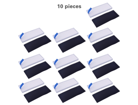 6 piezas/10 piezas de pantalla de filtro para 360 S6 Robot de barrido repuestos de aspiradora Kit de repuesto de aspiradora