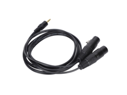Cable Divisor En Y Con Conectores Xlr Hembra Dobles A 3,5 Mm (1/8 De Pulgada) Con Cobre Libre De Oxígeno, 1,5 M