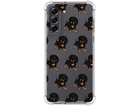 Carcasa Samsung Galaxy S21 FE 5G TUMUNDOSMARTPHONE Dibujos Antigolpes Perros 10 Multicolor