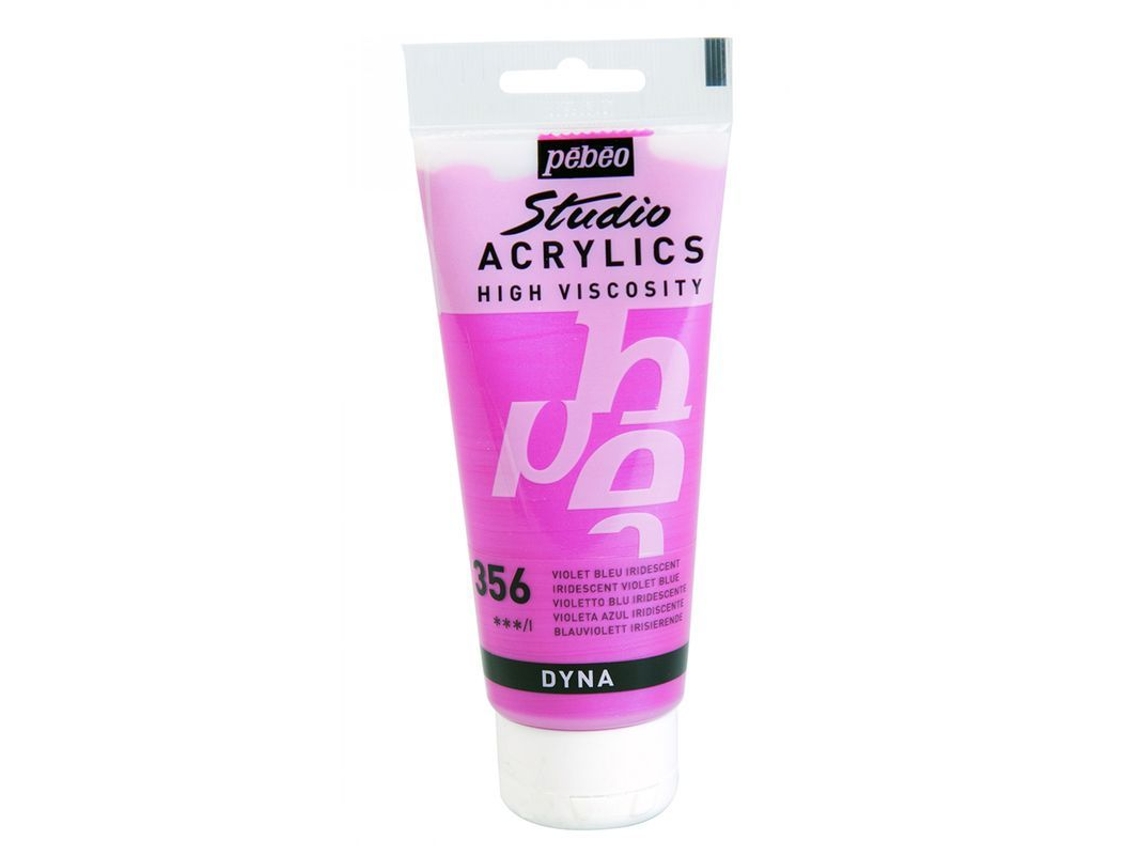 Tinta Acrílica PÉBÉO (Iridiscente - Azul Violeta - 100ml)