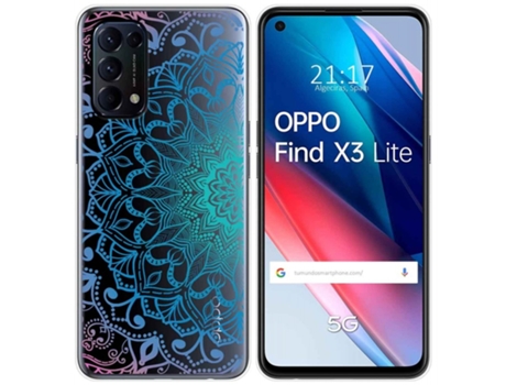 Carcasa Oppo Find X3 Lite TUMUNDOSMARTPHONE Dibujos Transparente