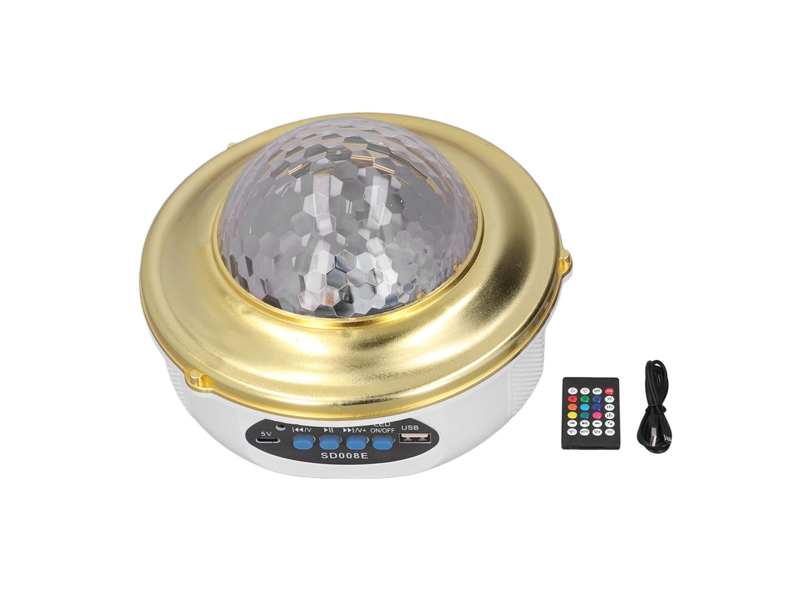 2026-altavoz Bluetooth Luz Esfera Proyector Estrella Rgb Luz Fiesta Proyección Música Lámpara Para Boda Dormitorio