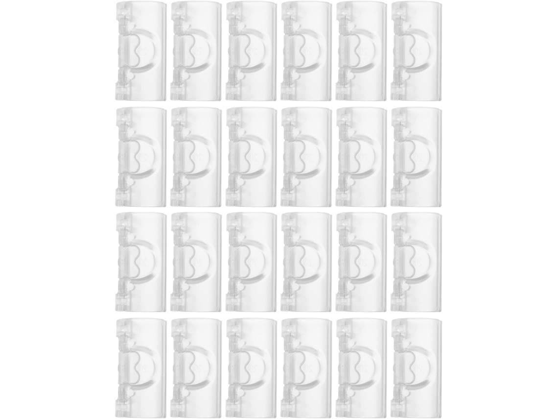 Clips Dormitorio 30 Transparentes Ajustables