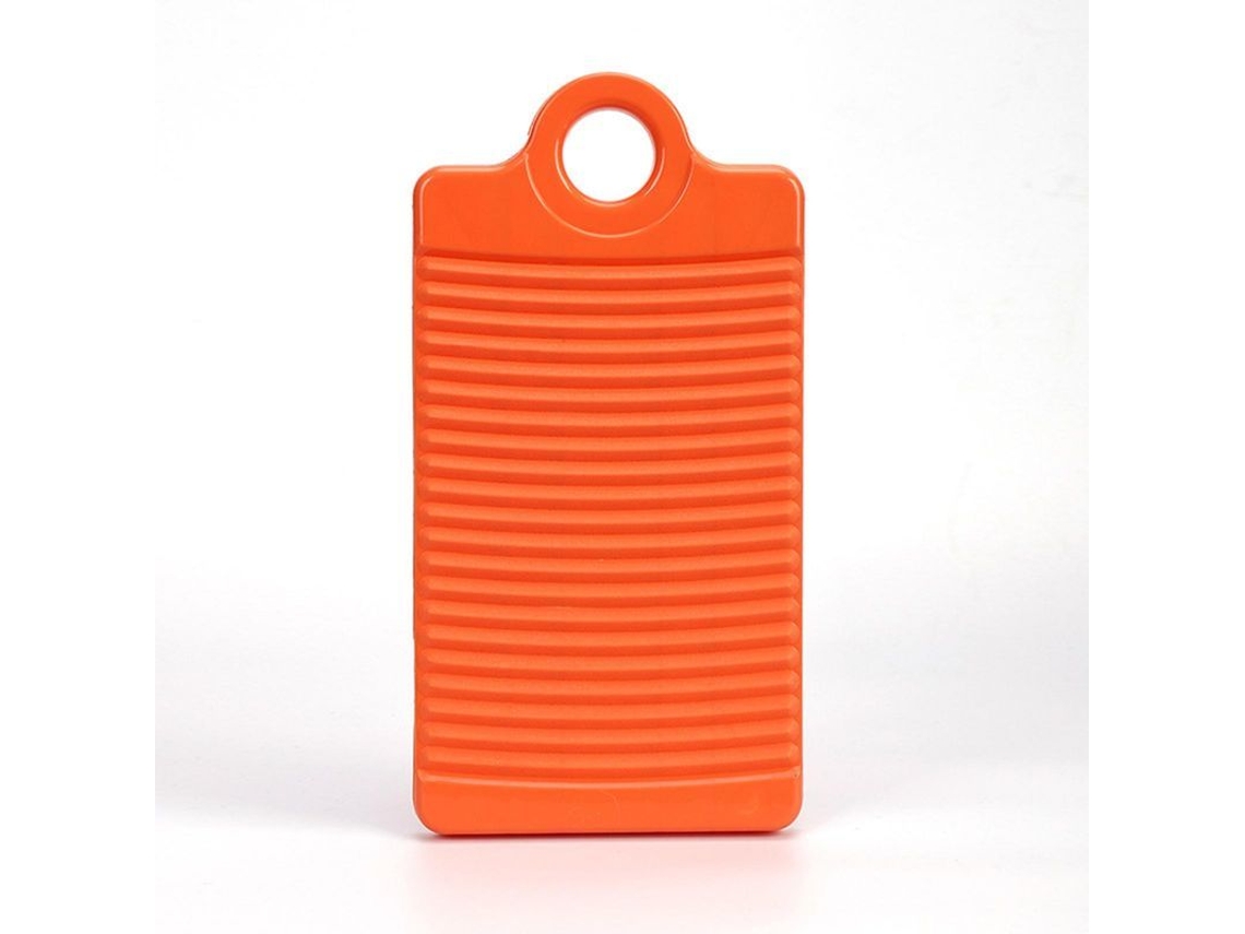 Lavavajillas De Mano Compacto Con Ranura Antiderrame, Ligero, Portátil, Color Naranja, Material Pp.