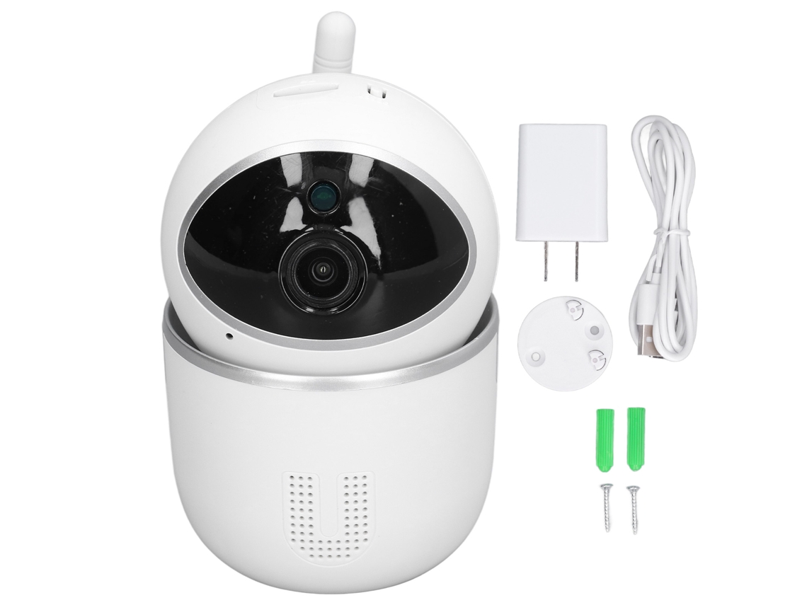 Cámara De Seguridad Wifi 1080p Giratoria 355° Con Detección Móvil Y Vigilancia Inteligente Para La Aplicación Tuya.