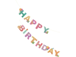 Guirnalda De Cumpleaños Inoomp Para Niñas, Decoración Para Fiestas, Guirnalda De Papel Colgante "sueña Feliz
