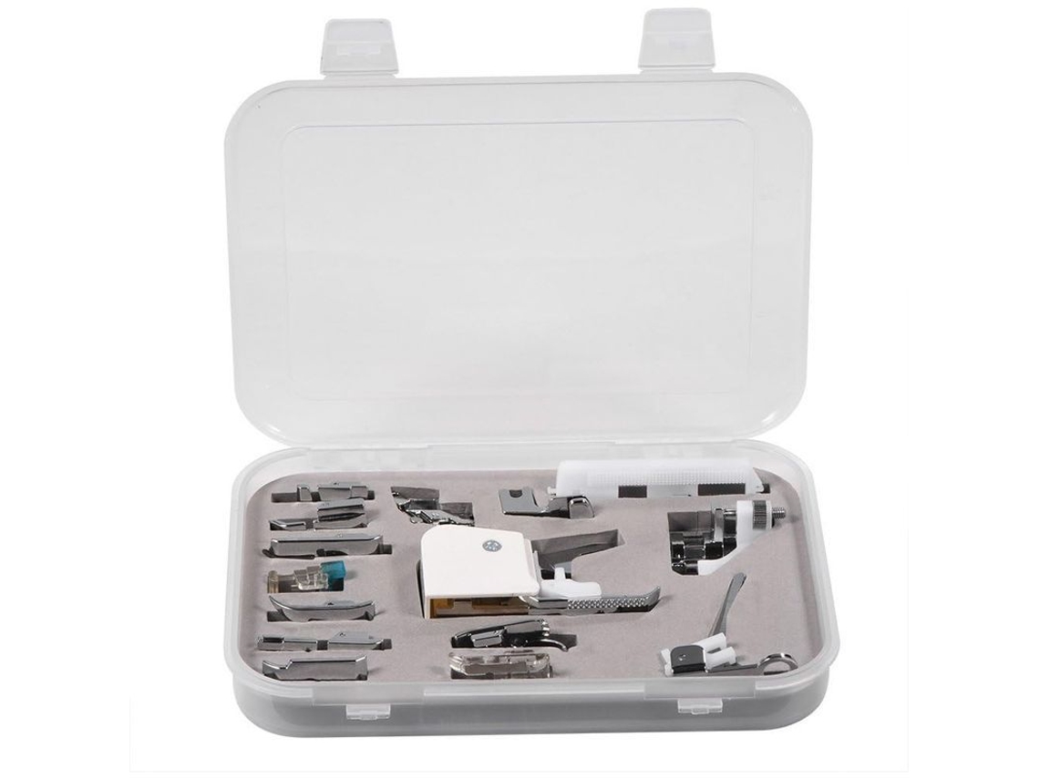 Kit De 15 Prensatelas Para Máquinas De Coser, Compatible Con Brother, Janome, Singer Y Otras Máquinas Multifuncionales.