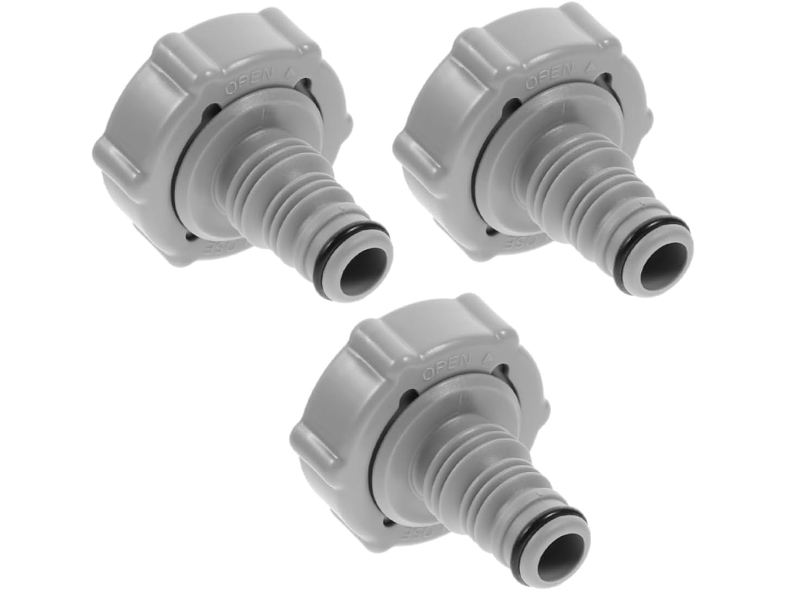 3piezas Conjunto De Adaptadores Para Mangueras De Piscina Ø Conectores Para Tuberías De Vacío Y Limp