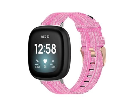 Correa De Reloj Inteligente Para Fitbit Versa 3 / Fitbit Sense Watch Band Con Textura De Correa De Lona De Nailon VENISYMLIS