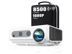 Proyector Wifi 4k Full Hd 1080p, Proyector Bluetooth portátil Toptro de 8500 lm, Proyector compatible con teléfonos iPhone y Android