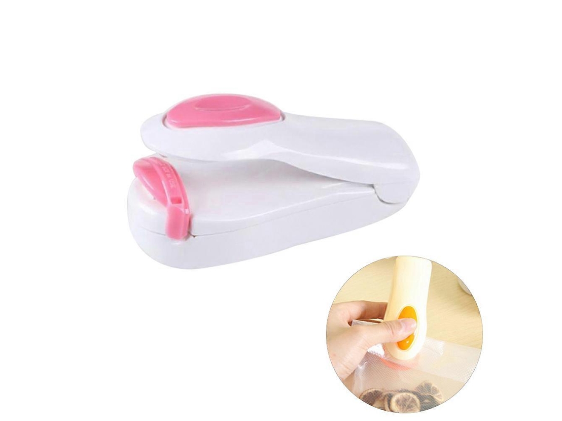 Mini selladora portátil de bolsas de plástico, mini selladora eléctrica, selladora térmica para bolsas, tapadora y selladora de latas Nostalgia88