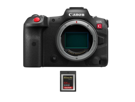 Máquina fotográfica CANON Cuerpo Eos R5 C + 1 Sandisk 64Gb Extreme Pro Cfexpress Tipo B + Pdf Mcz Direct