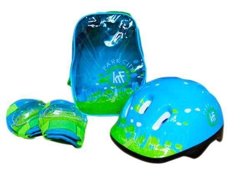 Casco de Outdoor PARK CITY Set Mochila+protecciones+casco (Tamaño Unico)