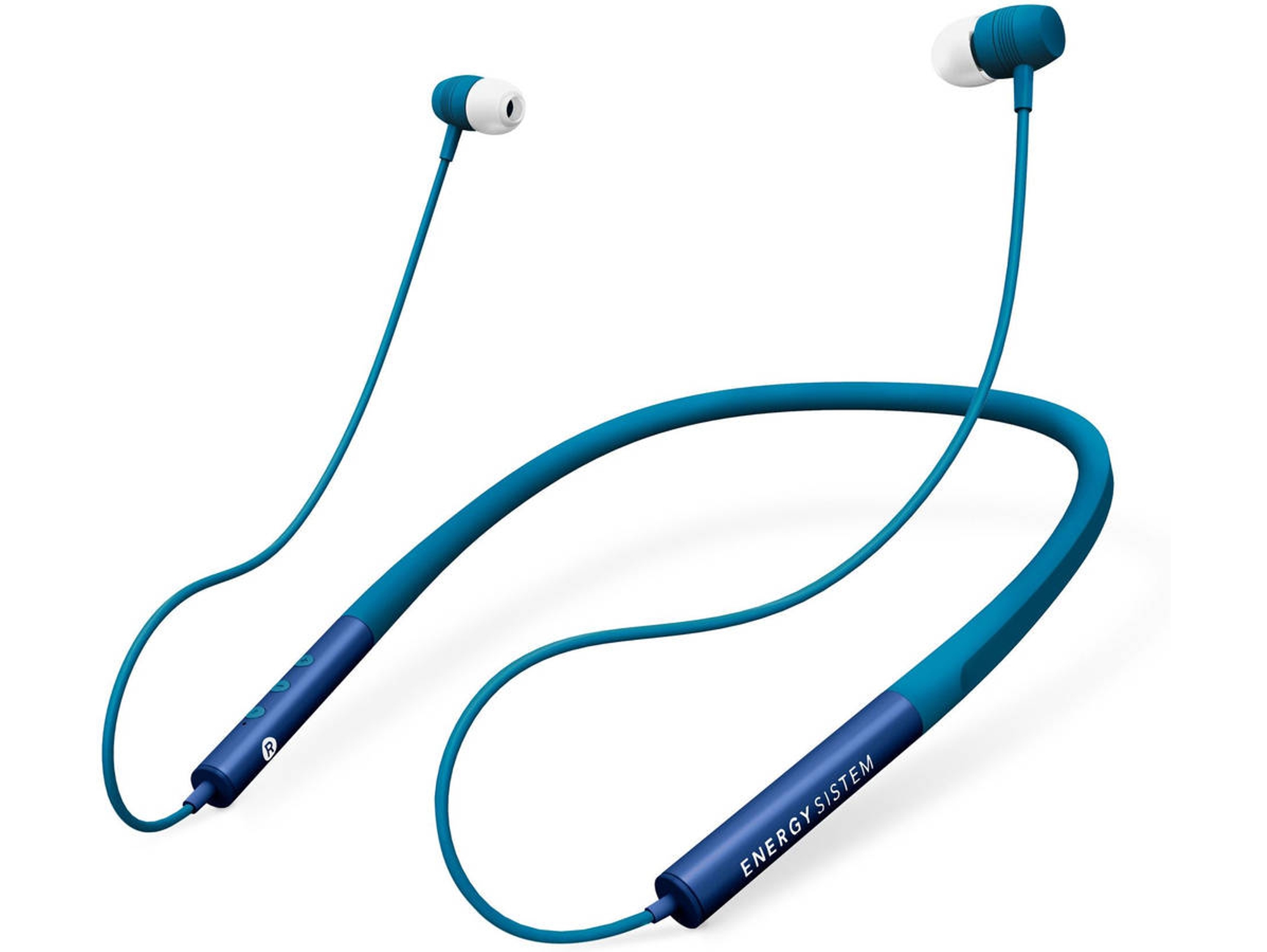 Auriculares Bluetooth ENERGY SISTEM Neckband 3 (In Ear - Micrófono - Azul)