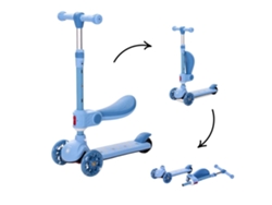 Patinete infantil Lorelli Speedster azul con asiento plegable