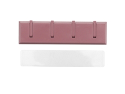 Gancho Adhesivo De Pared De Abs Para Cocina, Baño, Sombreros, Ropa, Capacidad De 10 Kg (salmón Oscuro)