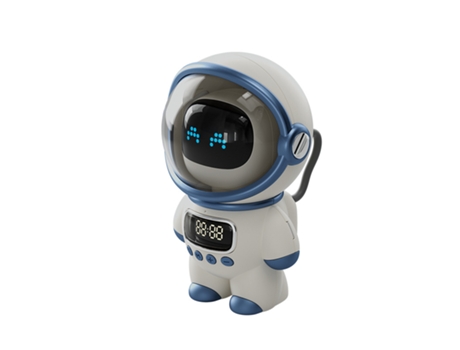 Altavoz SEMD Bluetooth Smart Ai Interactive Audio Clock Alarm Clock Insert Memory Card W-Yx-012
