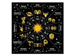 Tela para cartas de tarot signo del zodiaco 80 x 80 cm