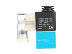 Válvula Electromagnética 2v025-08 G1/4" Dos Posiciones Dos Vías Ca 220v Solenoide