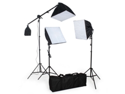 Kit De Estudio De Fotografía con Lámparas + Softbox + Bolsa De Transporte